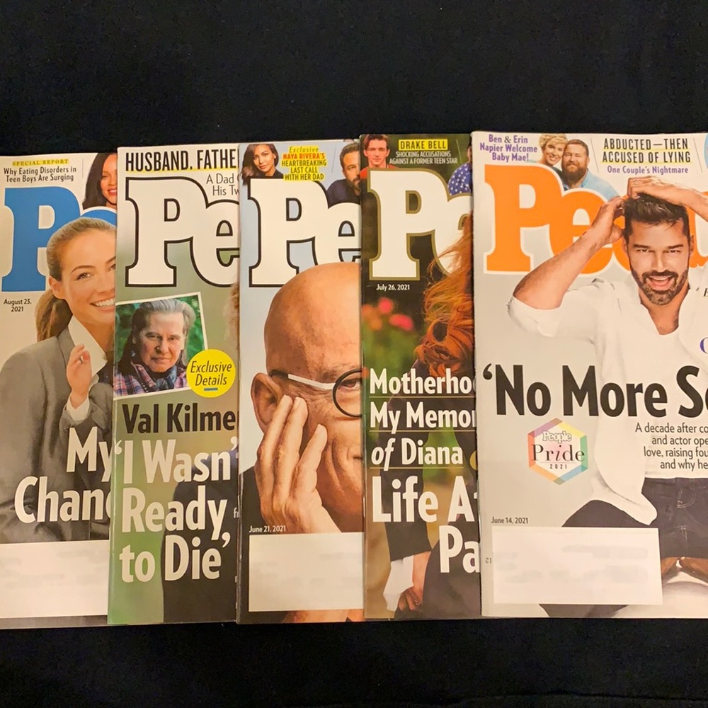 People magazine lot 5 issues